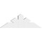 Ekena Millwork Saratoga Architectural Grade PVC Gable Bracket, 48"W x 16"H x 6"D x 6"F, 8/12 Pitch GBP048X16X0606SAR00 - alternate 2